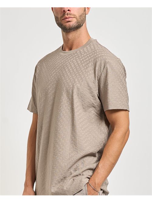 Men's Armani Exchange T-shirt with all-over logo ARMANI EXCHANGE | XM001431-AF10337F6097